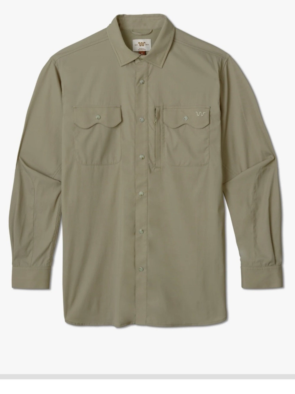New Men's Blue Norther® Tech Shirt size medium olive
